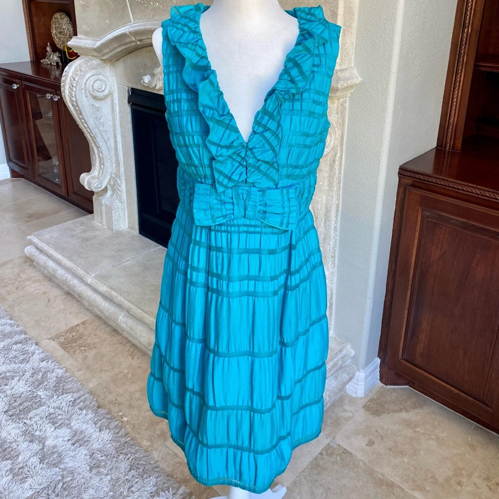 Nanette Lepore Teal Dress size 4